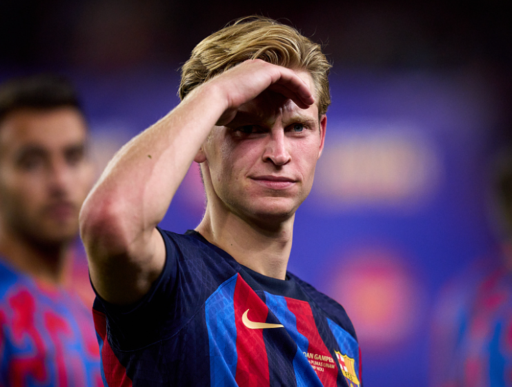 <a href='https://www.www.162175.com/news/tag/284.html' style='color: blue;'>西甲</a>第12輪巴薩客勝塞爾塔，德容紅牌離場后社交媒體表態(tài)